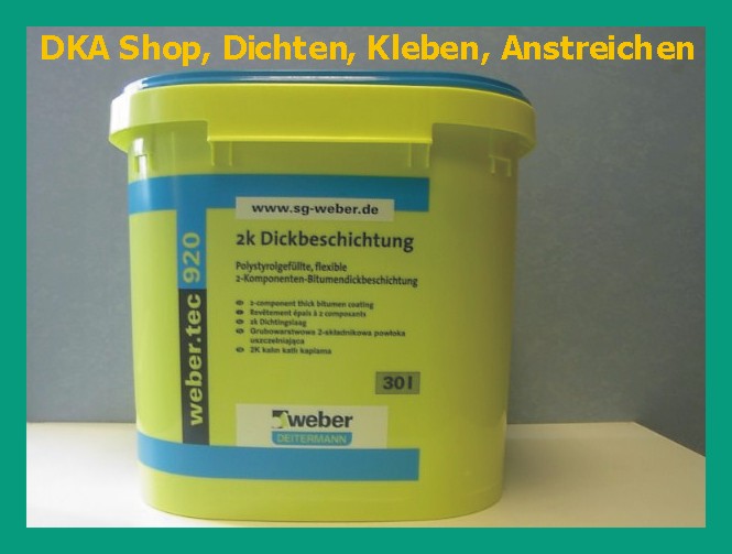 2K Bitumen Dickbeschichtung 30l (1,77€/l) Kellerdicht